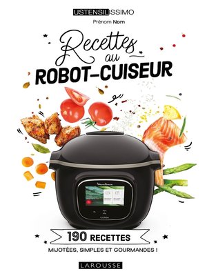 cover image of Recettes au robot-cuiseur